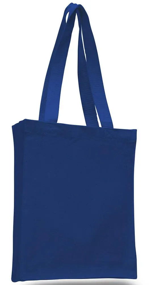 144 ct Affordable Canvas Tote Bag / Book Bag with Gusset - By Case