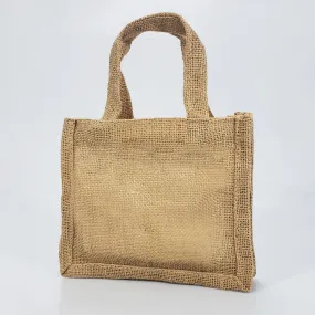 150 ct Small Burlap Party Favor Bags / Jute Gift Tote Bags - By Case