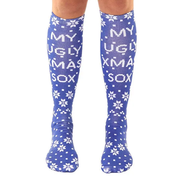 2017 New Fashion Women's Knee High Socks, 4 designs available