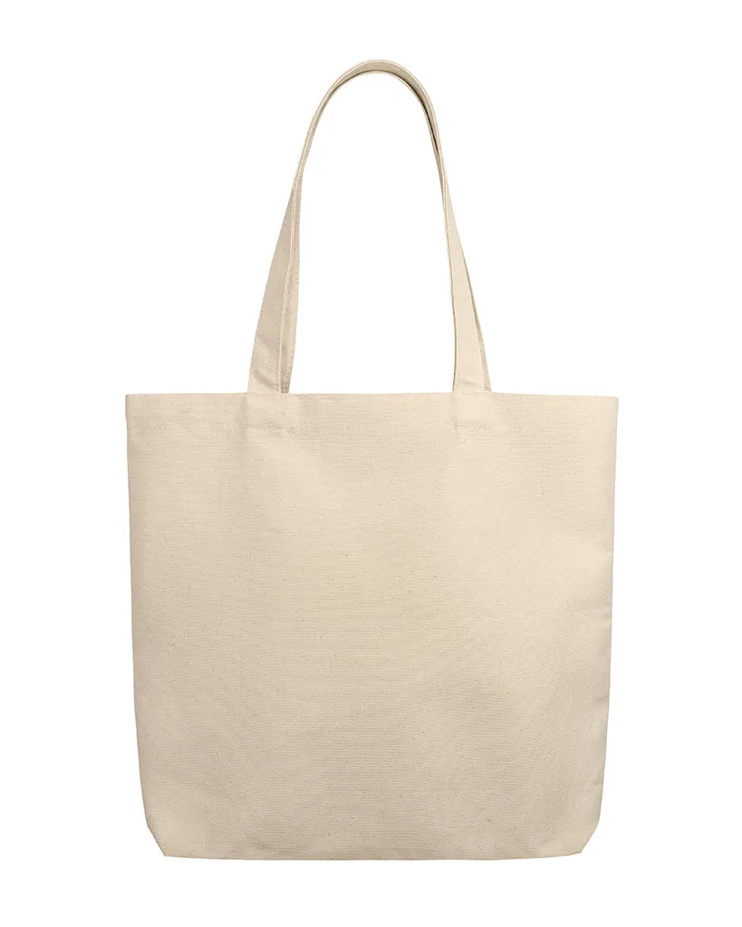 240 ct Organic Cotton Canvas Tote Bags with Gusset - By Case