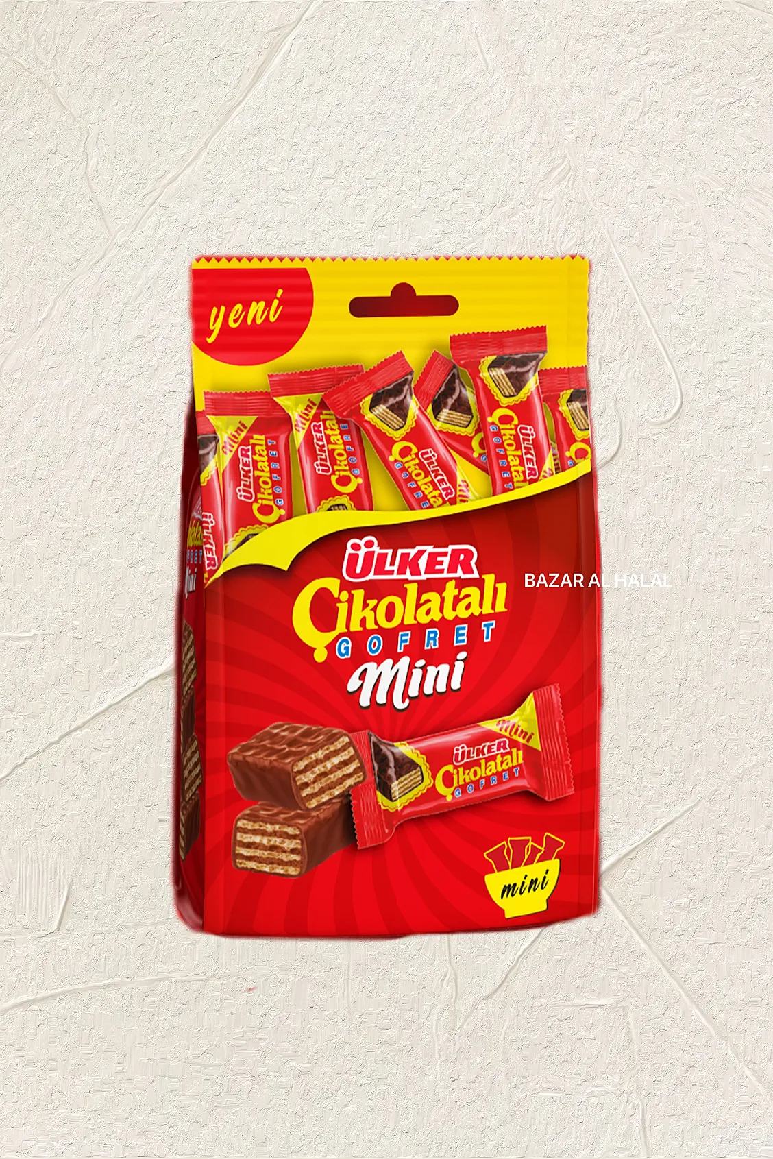 3 Bag Ulker Chocolate Mini Wafer Bars - Whole Bags