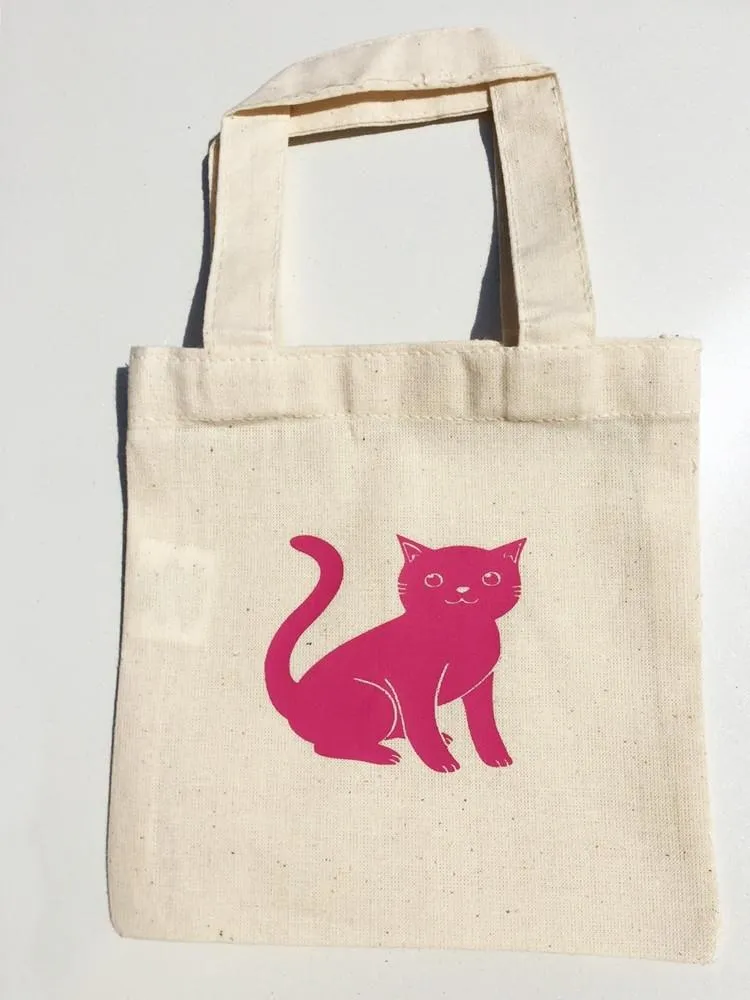 480 ct Bulk Cotton 6" Tote Bags - BY CASE