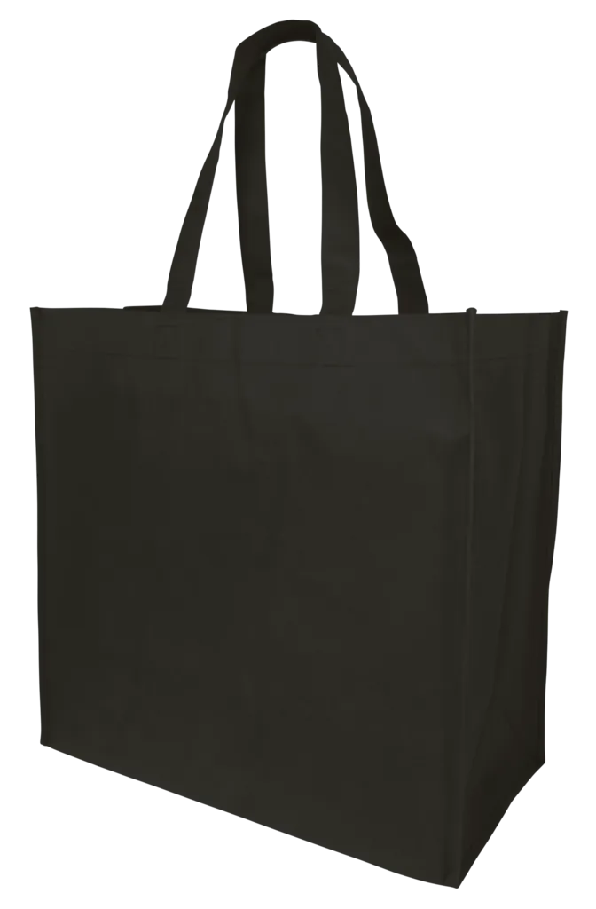 50 ct Large Polypropylene Grocery Tote Bag W/Gusset - Pack of 50