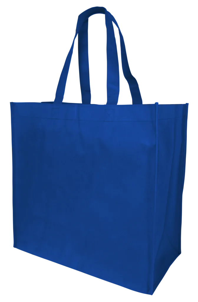 50 ct Large Polypropylene Grocery Tote Bag W/Gusset - Pack of 50