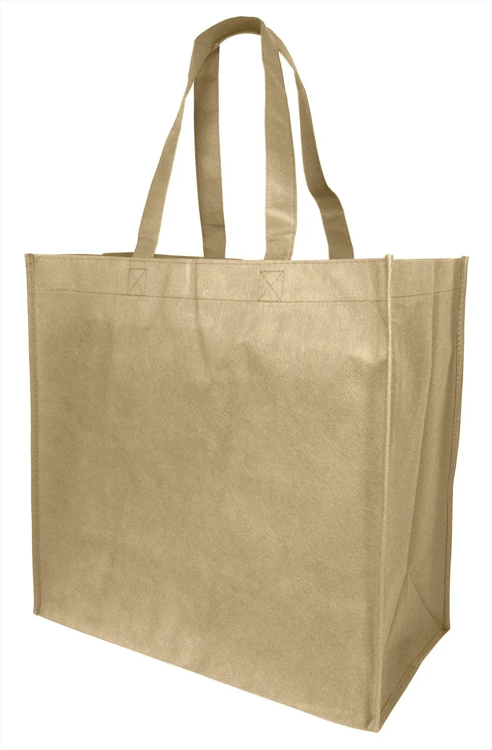 50 ct Large Polypropylene Grocery Tote Bag W/Gusset - Pack of 50