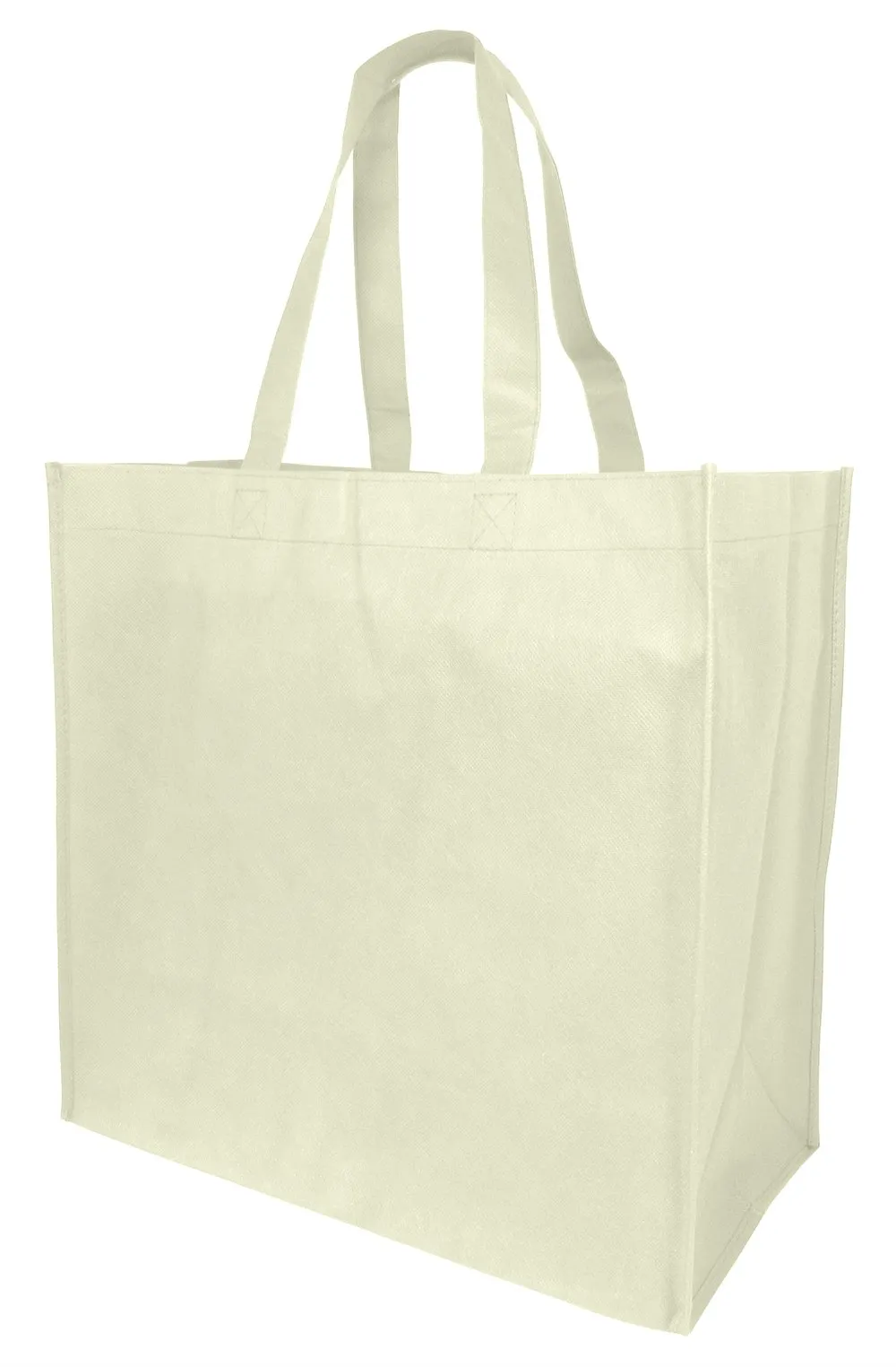 50 ct Large Polypropylene Grocery Tote Bag W/Gusset - Pack of 50