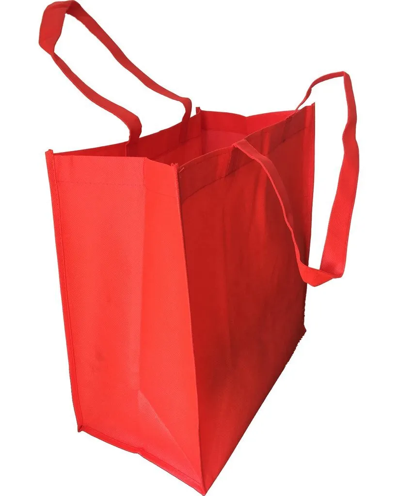 50 ct Large Polypropylene Grocery Tote Bag W/Gusset - Pack of 50