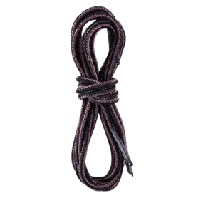 63" Braided Taslan Laces | Black/Brown