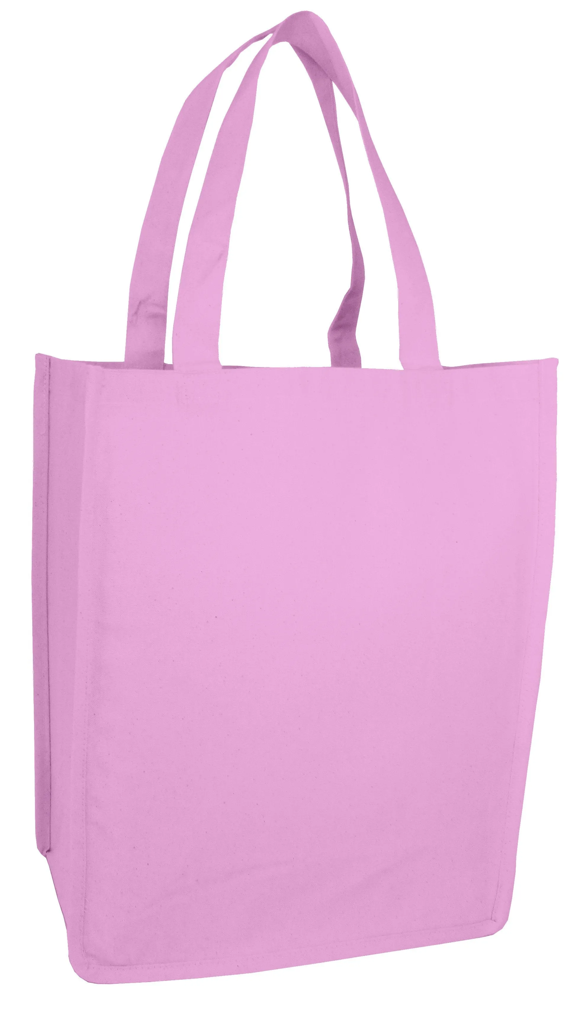 72 ct Jumbo Size Heavy Canvas Wide Shopper Tote Bag - By Case