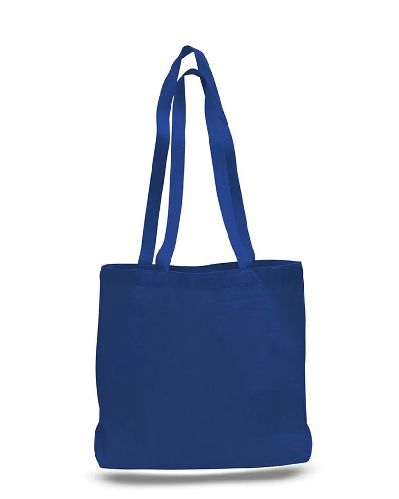 96 ct Large Canvas Value Messenger Tote Bags - By Case