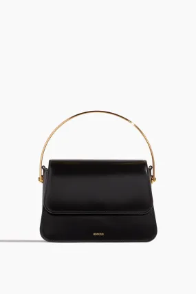 Aria Leather Mini Bag in Black