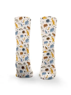 Aussie Animals Crew Socks