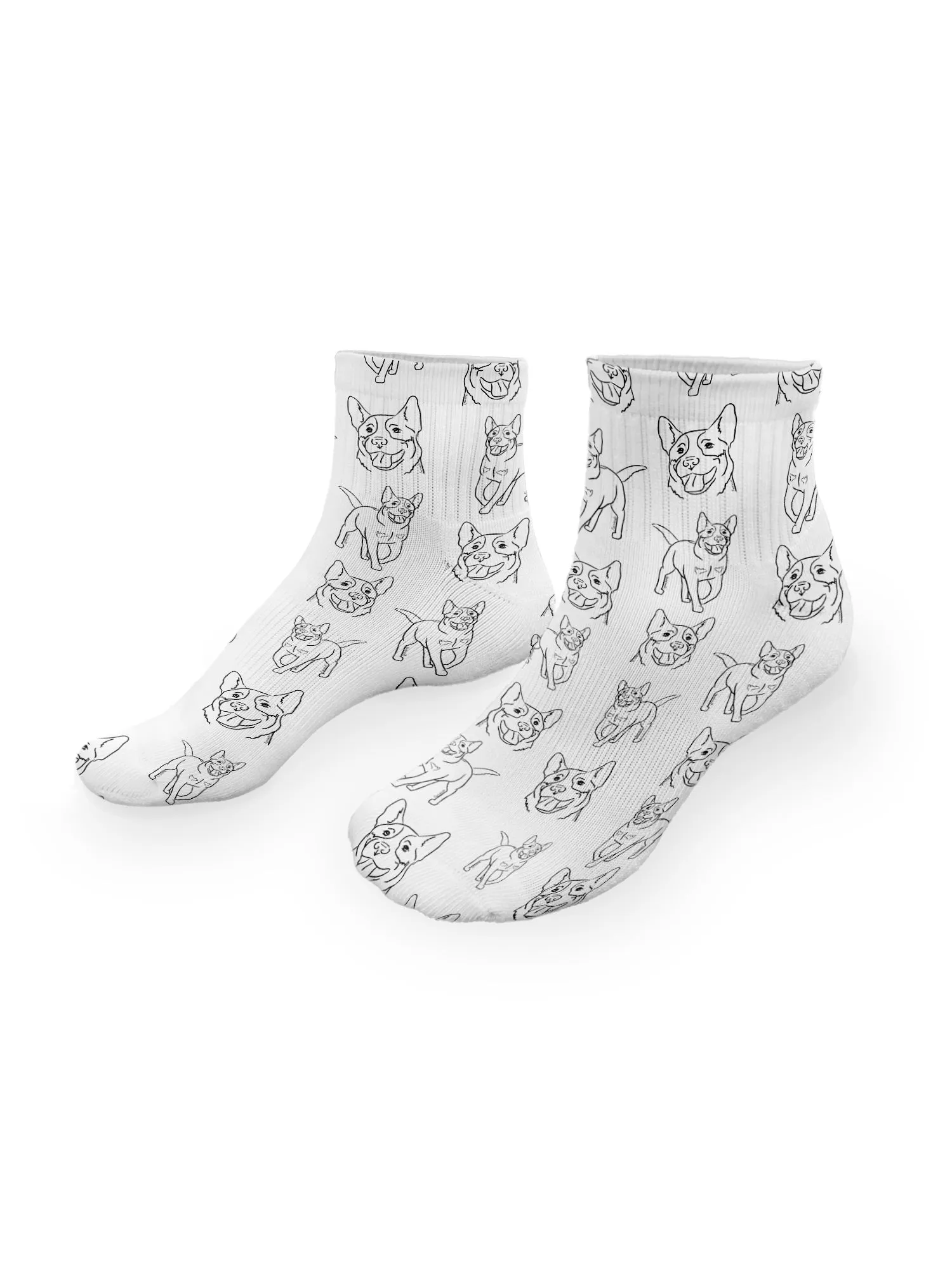 Australian Cattle Dog Ankle Socks