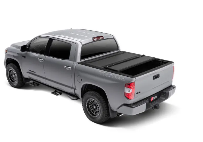 BAK BAKFlip MX4 Matte Finish Truck Bed Cover Toyota Tundra w/ OE Track System 5'6" Bed (77.0") (2007-2021) Tonneau 448410T