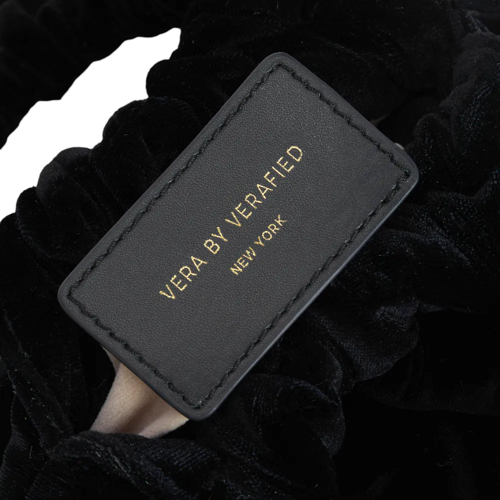 Black Velvet Cloud Bag(Final Sale)