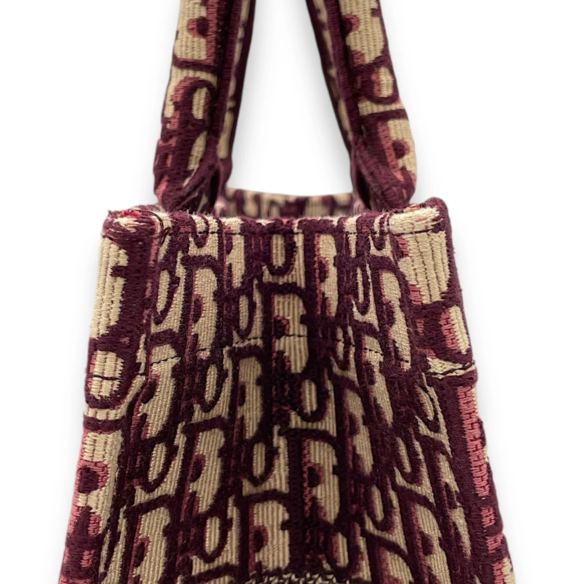 Book Tote Medium Maroon Tote Bag in Canvas