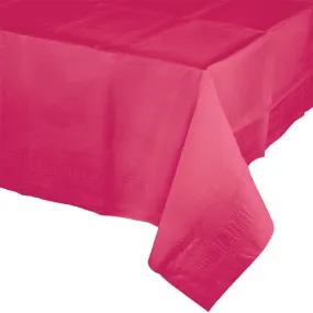 Bulk Hot Magenta Paper Table Covers 54" x 108" (6 per Case)