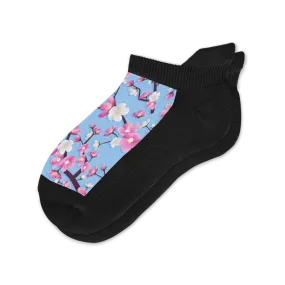 Cherry Blossoms Ankle Diabetic Socks