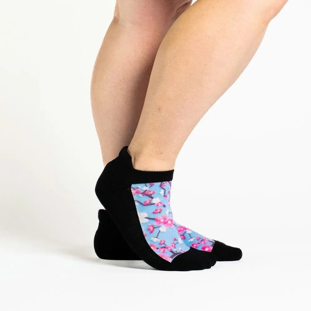 Cherry Blossoms Ankle Diabetic Socks