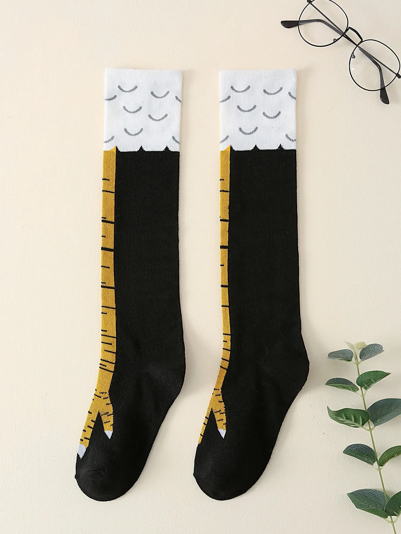 Chicken Legs Over The Calf Socks for Women Fun Socks Funky Socks Novelty Socks