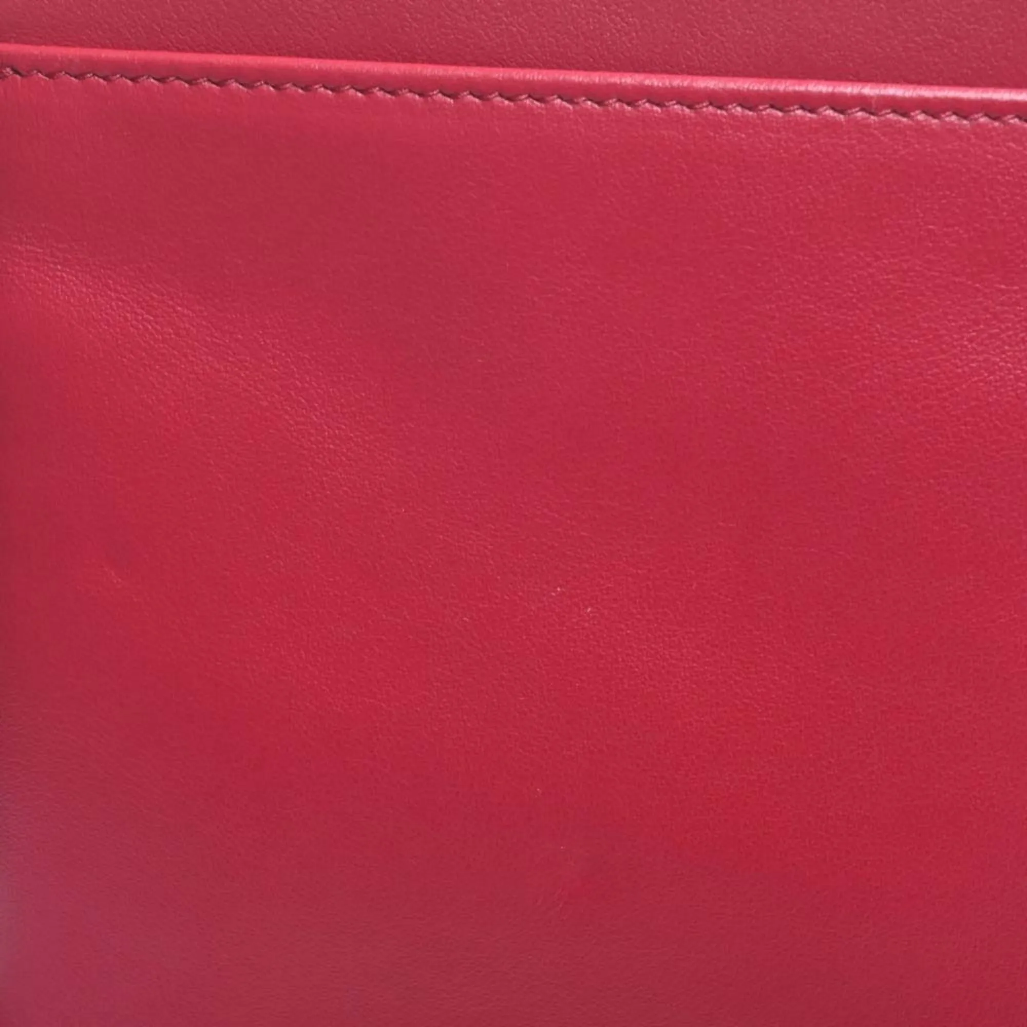 CHRISTIAN DIOR Oblique Leather World Tour Messenger Bag Shoulder Red Women's