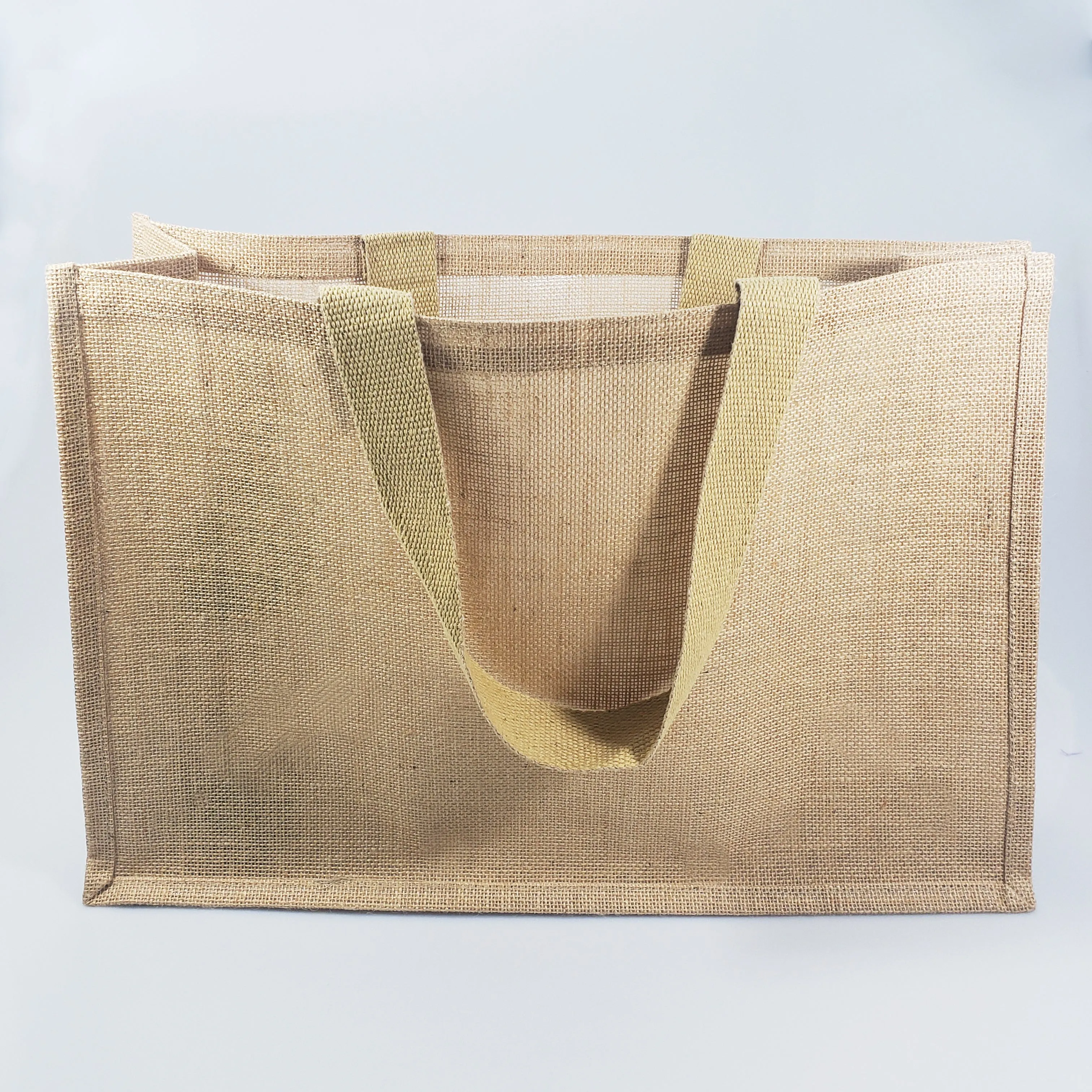 Extra Large Jute - Burlap Shopping Tote Bags - TJ879