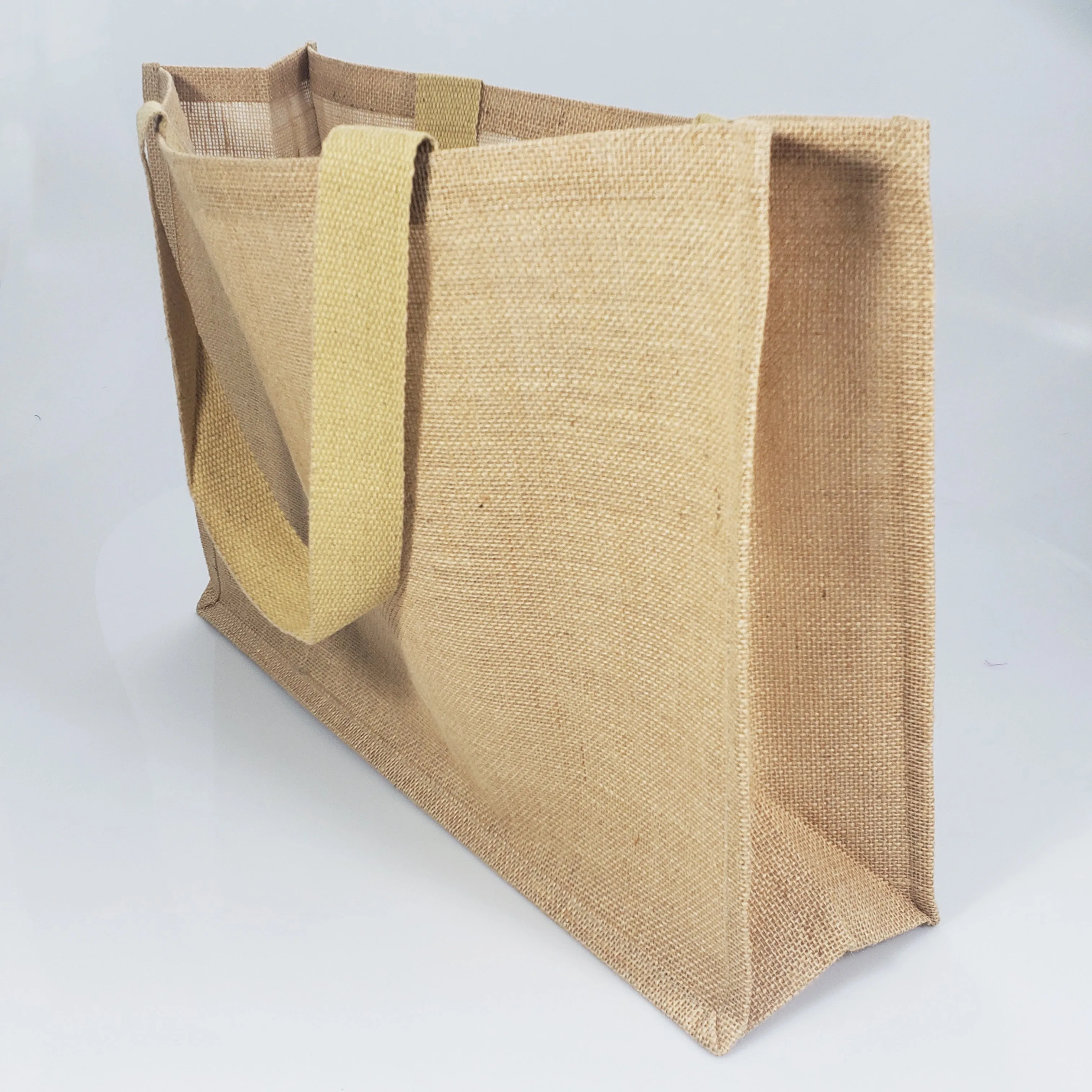 Extra Large Jute - Burlap Shopping Tote Bags - TJ879