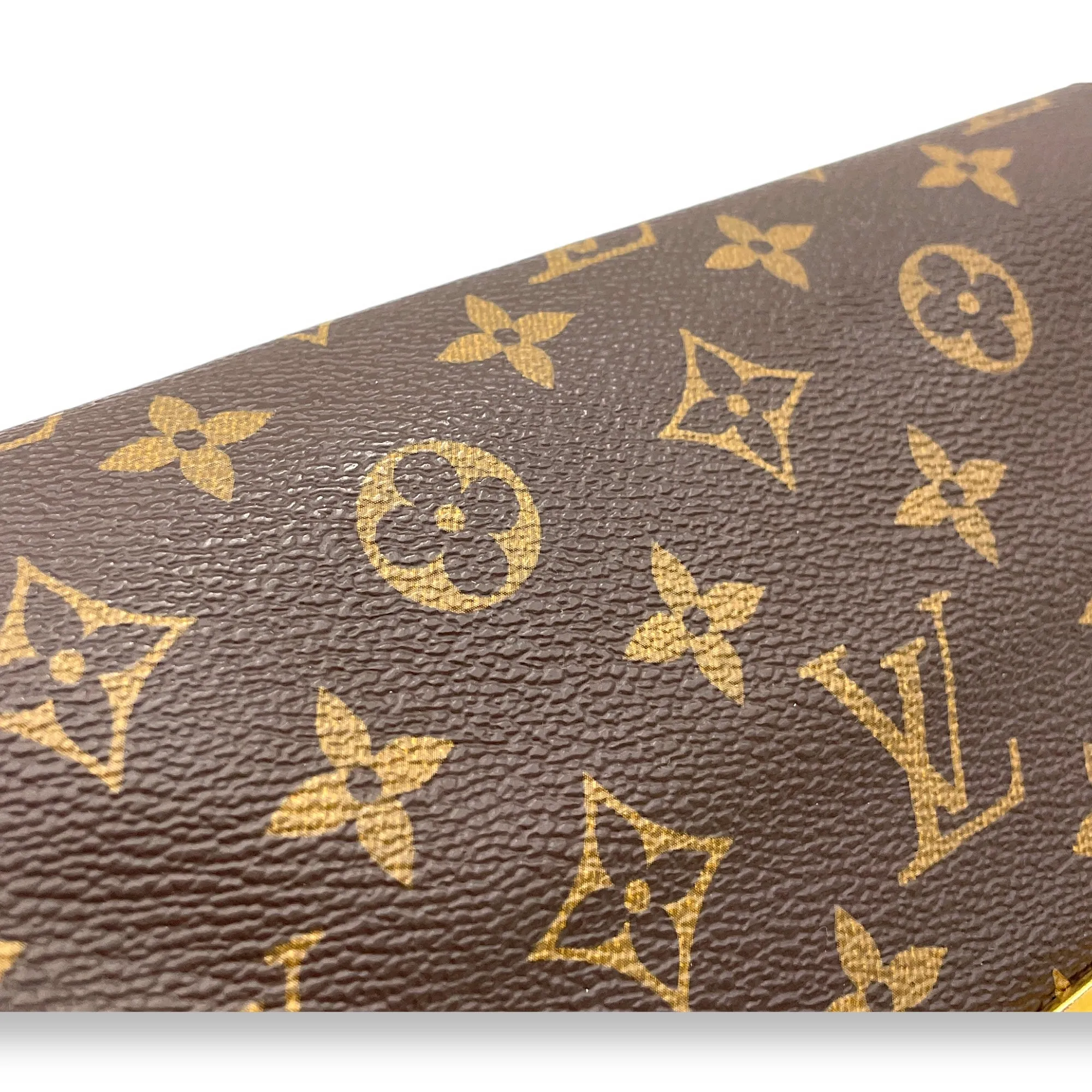 Favourite Crossbody Bag Brown in Monogram Coated Canvas, Gold hardware