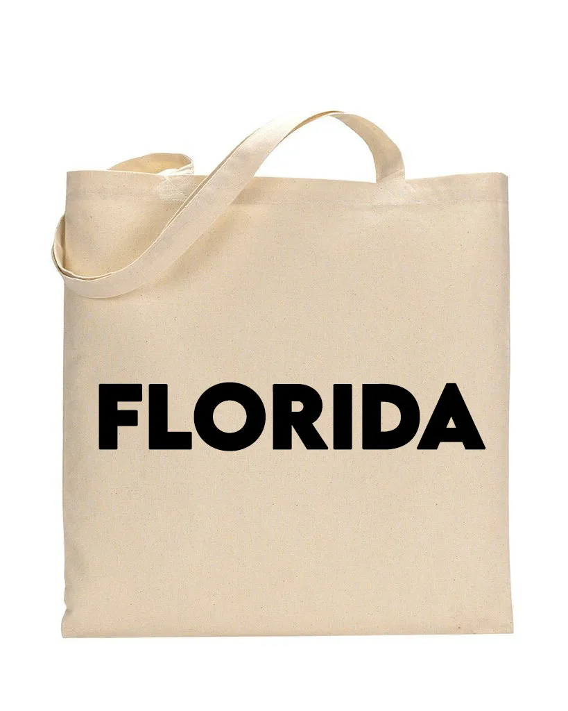 Florida Tote Bag - State Tote Bags