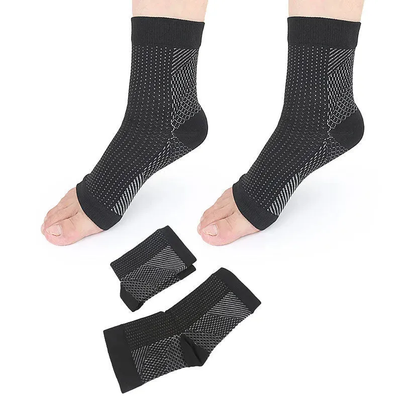 Foot Compression Sports Ankle Brace Socks Relieve Swelling  Unisex