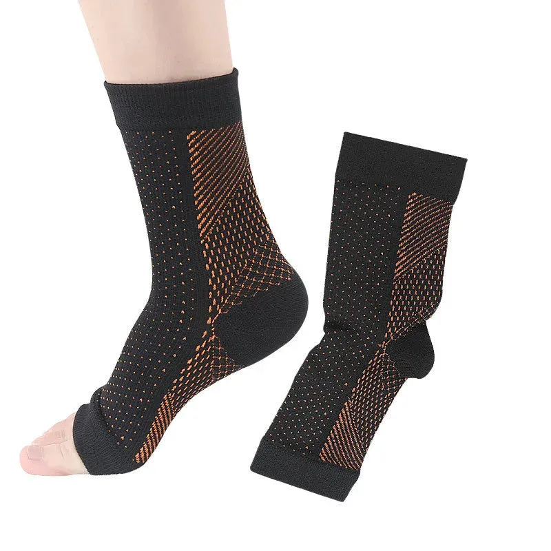 Foot Compression Sports Ankle Brace Socks Relieve Swelling  Unisex