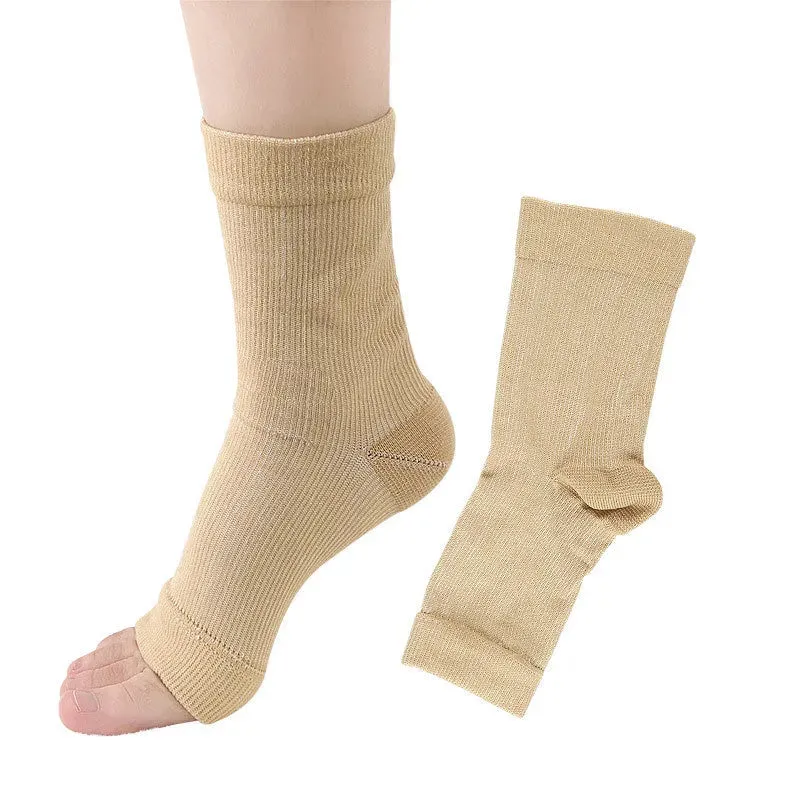 Foot Compression Sports Ankle Brace Socks Relieve Swelling  Unisex