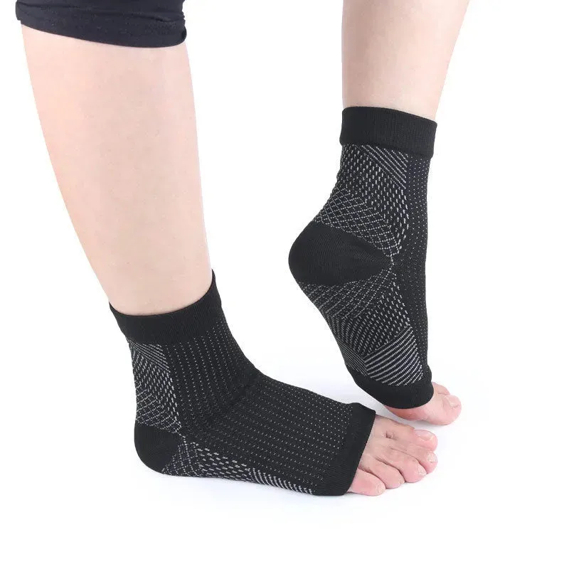 Foot Compression Sports Ankle Brace Socks Relieve Swelling  Unisex