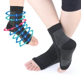 Foot Compression Sports Ankle Brace Socks Relieve Swelling  Unisex