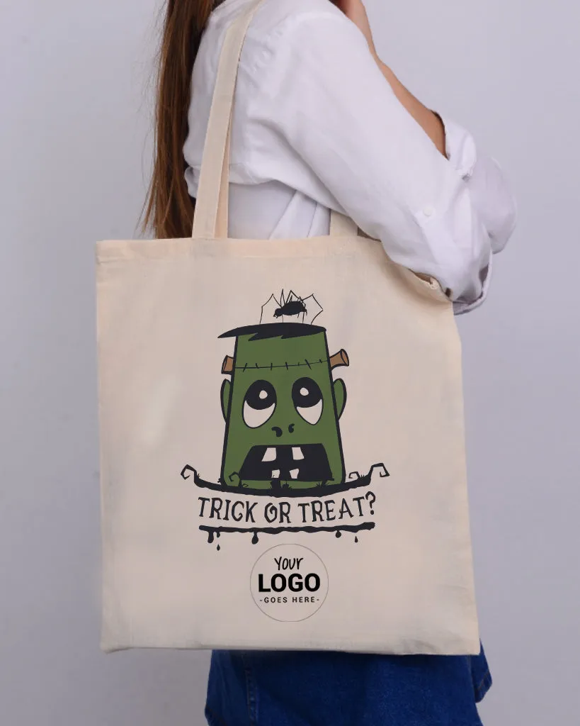 Frankenstein Trick or Treat? - Halloween Tote Bags