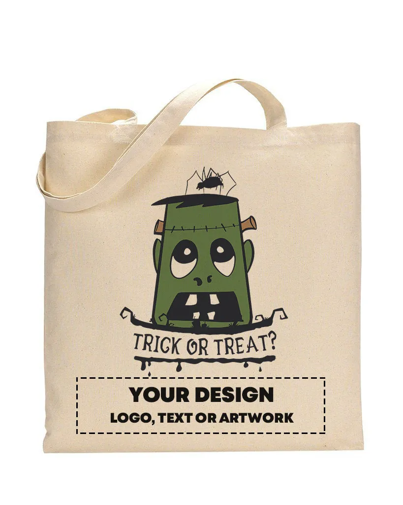 Frankenstein Trick or Treat? - Halloween Tote Bags