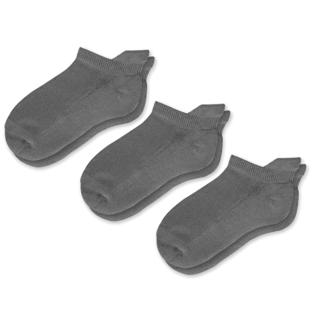 Gray Ankle Diabetic Socks