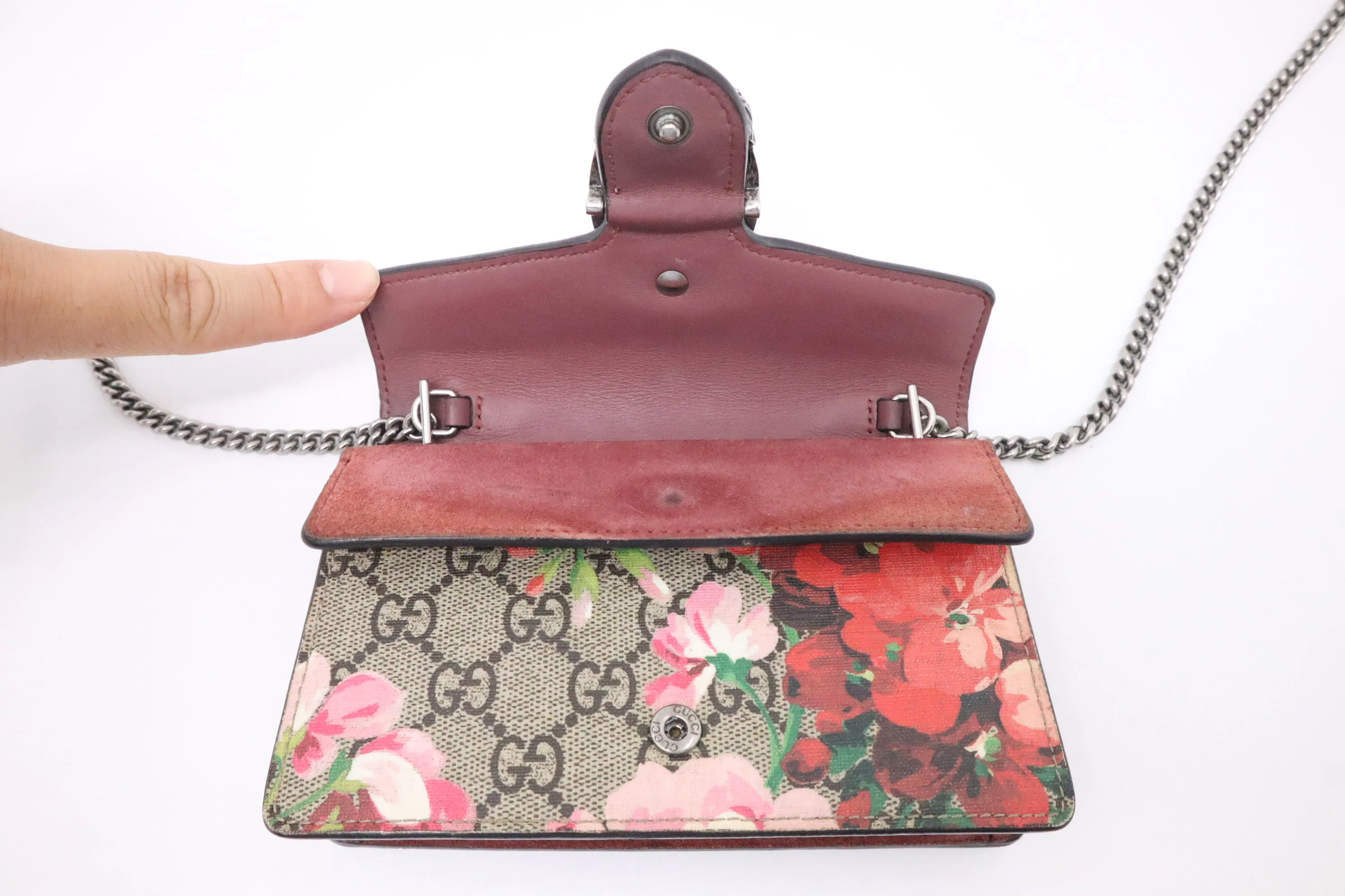 Gucci Mini Dionysus in GG Pink Blooms Canvas