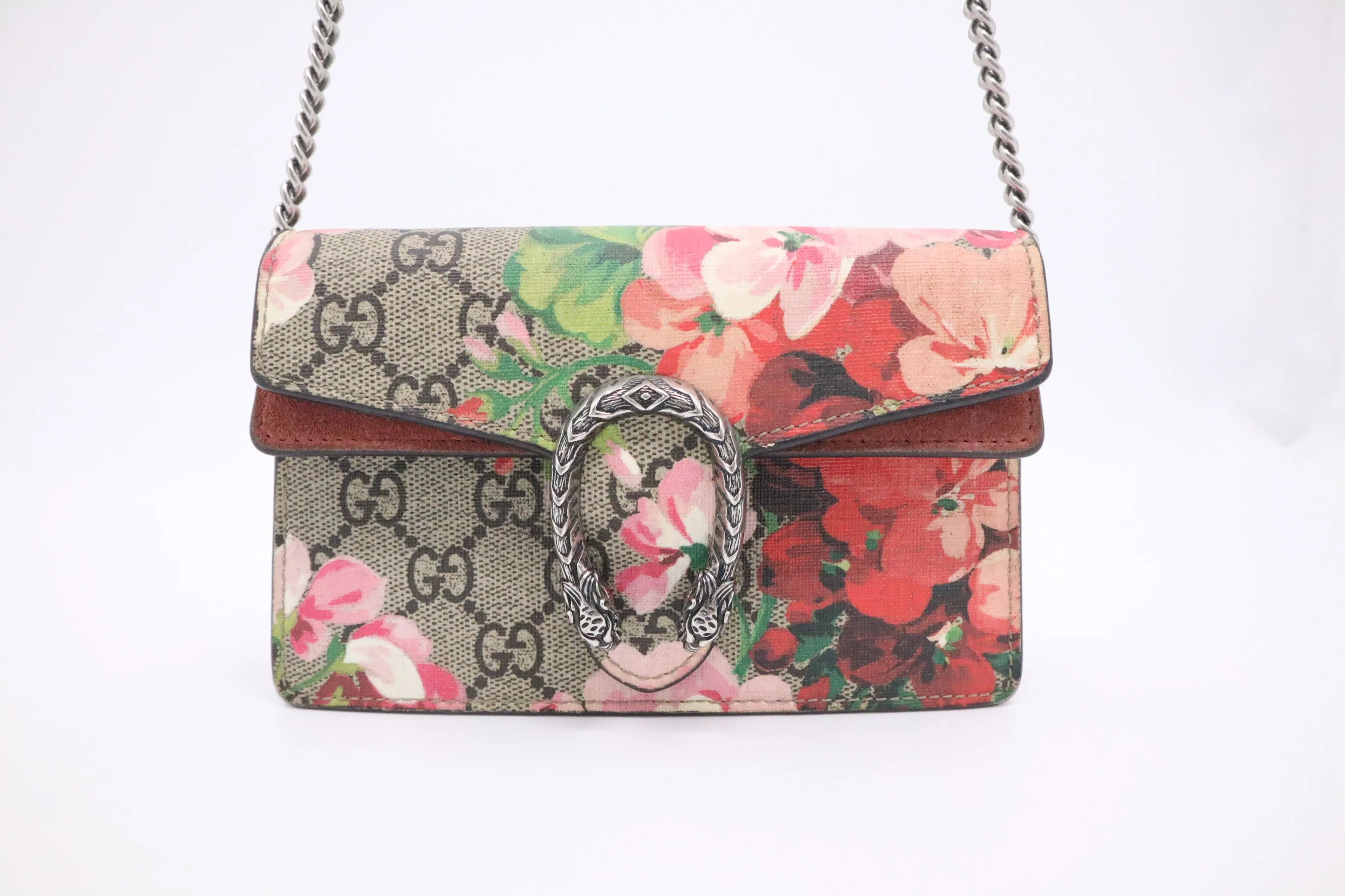 Gucci Mini Dionysus in GG Pink Blooms Canvas