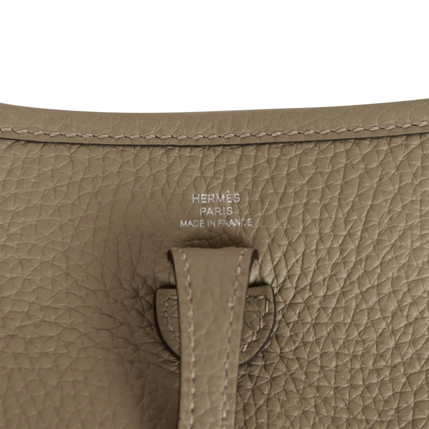 Hermes Evelyne TPM Sage Clemence Palladium Hardware