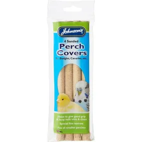 Johnson's Veterinary | Pet Bird Accessories| Sanded Perch Covers - Small - 4 Pack