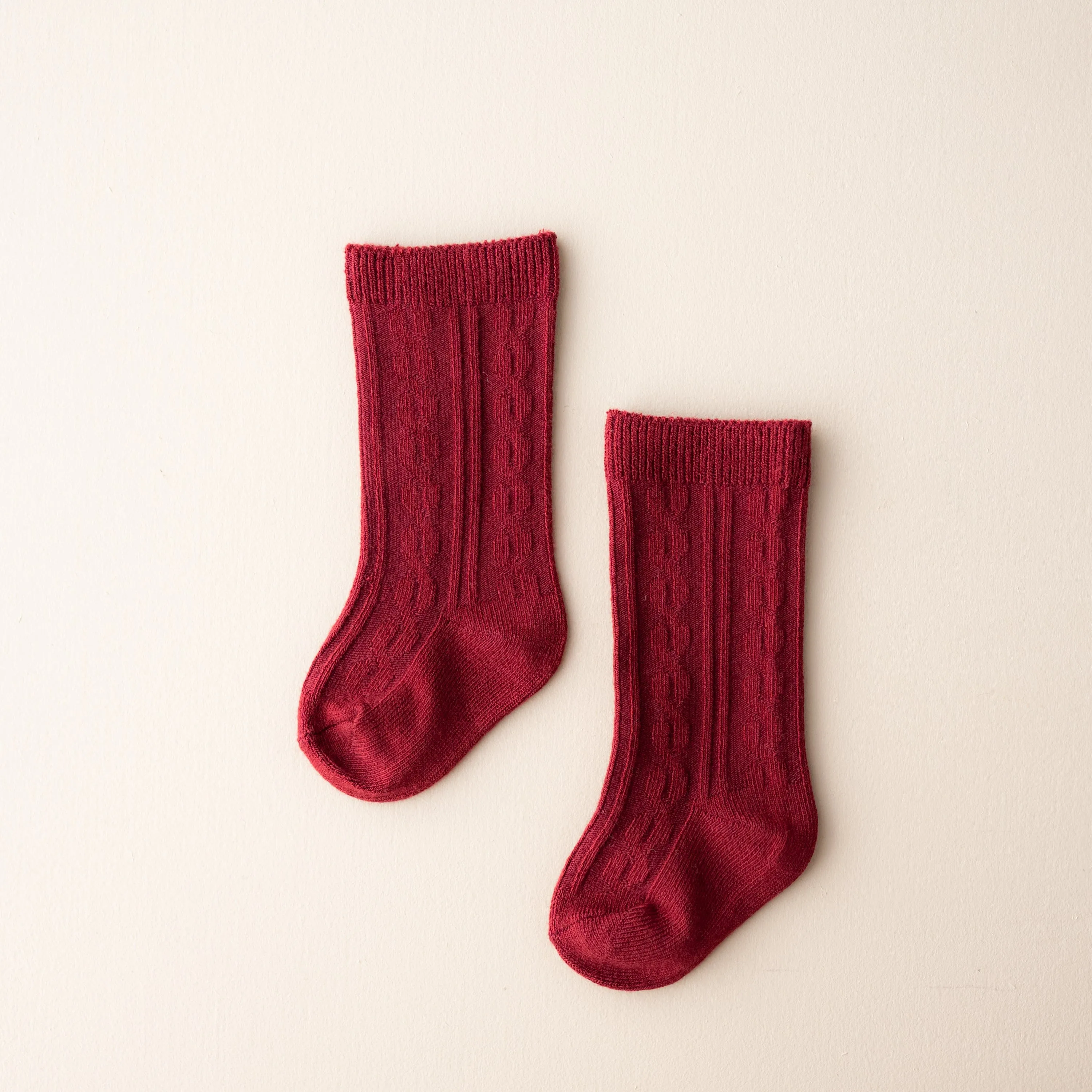 Knee High Socks in Ruby