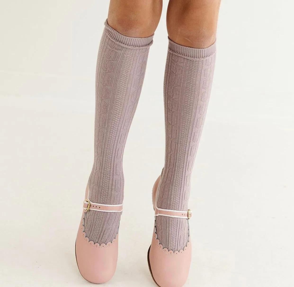 Knit Knee High Socks