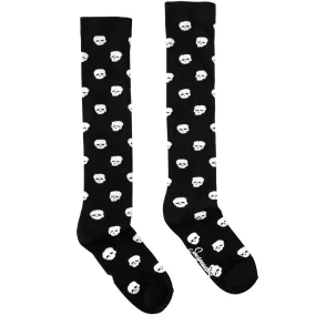 Little Skull Knee Socks