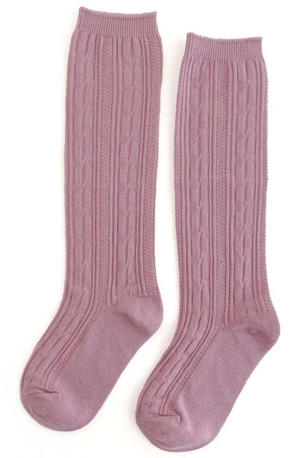 Little Stocking Co Knee High Socks - Dusty Rose