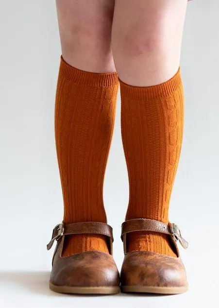 Little Stocking Co Knee High Socks - Pumpkin Spice