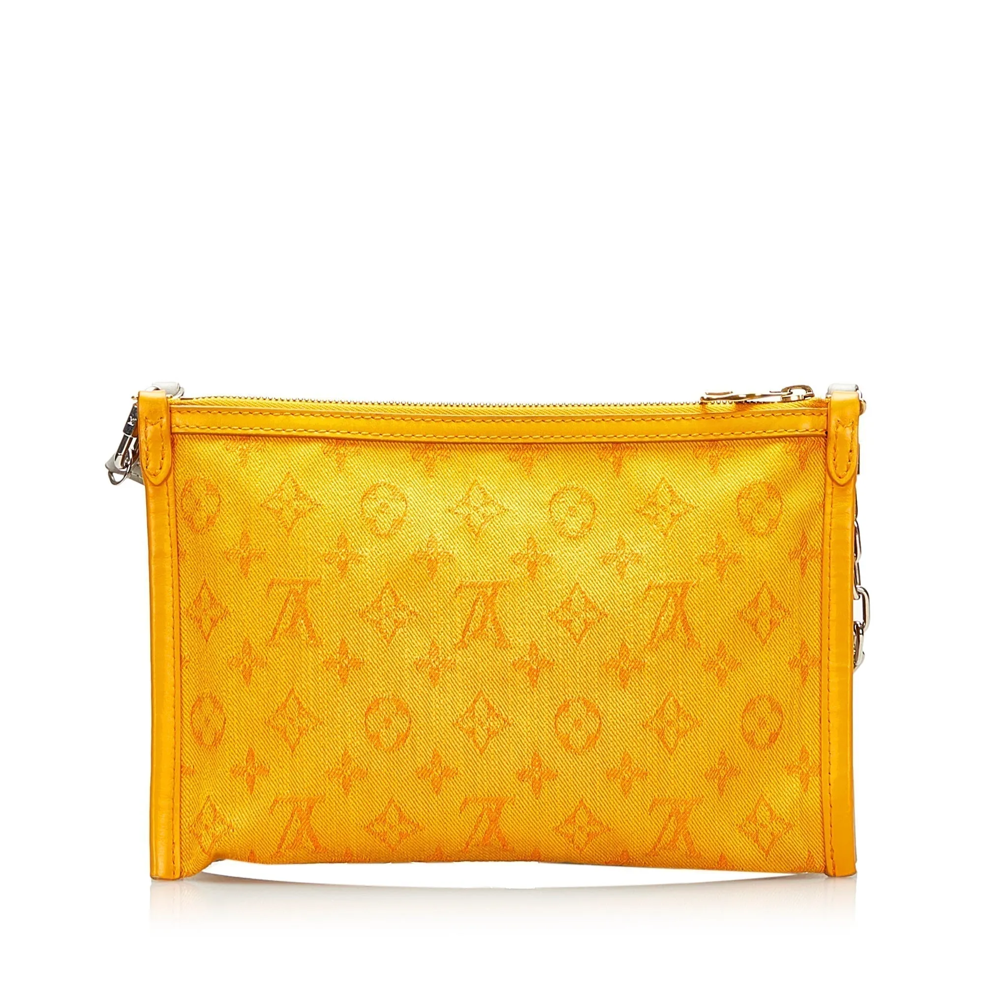 Louis Vuitton Double Flat Messenger Bag Monogram Antarctica