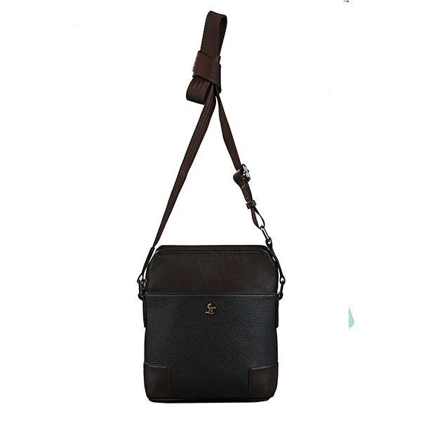 MEN'S BAG 16 | Leather Sling Bag For Men | Colour : Brown