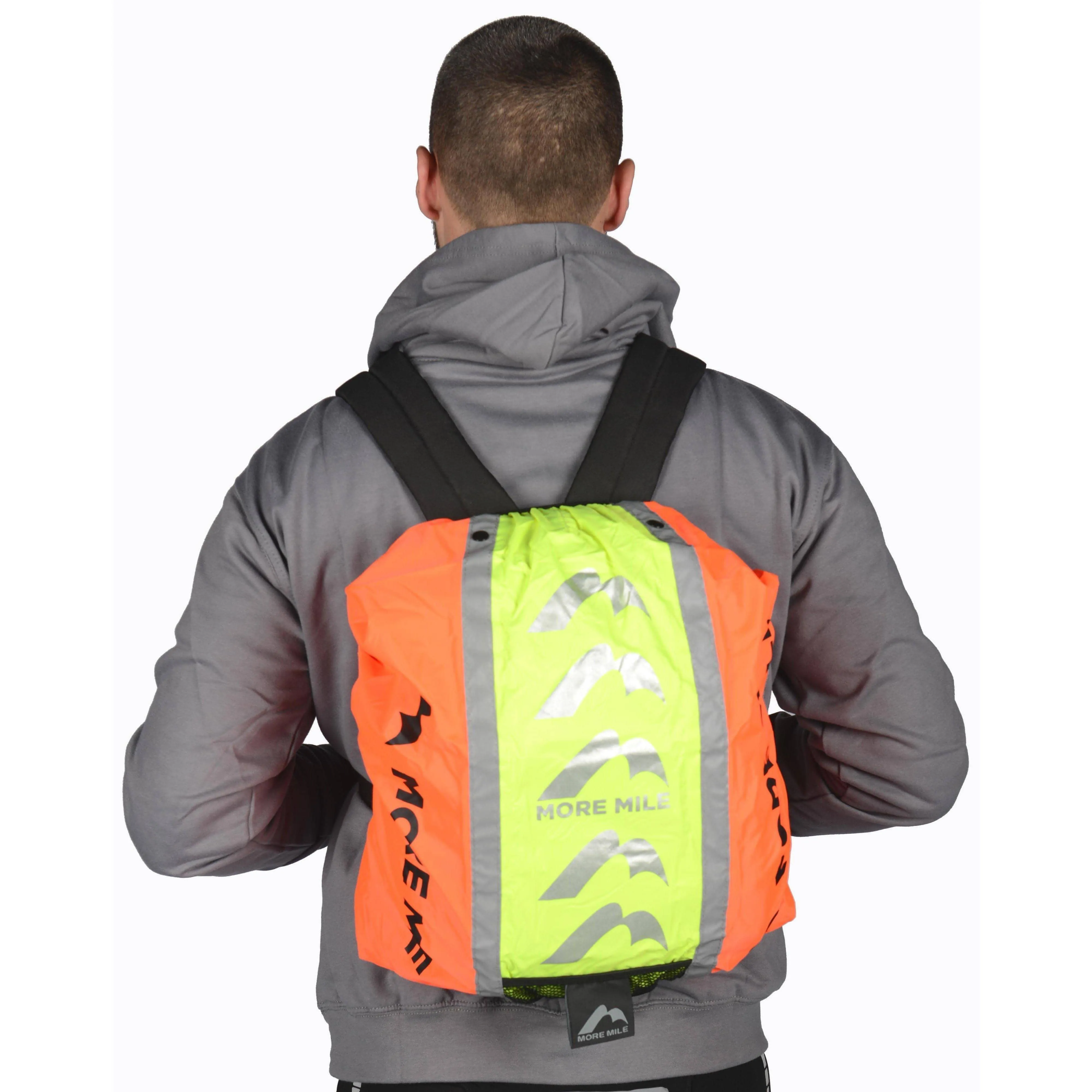 More Mile Reflective Safety Backpack Cover