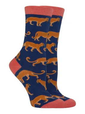 Mountain Lion Socks Perfect Animal Lovers Gift